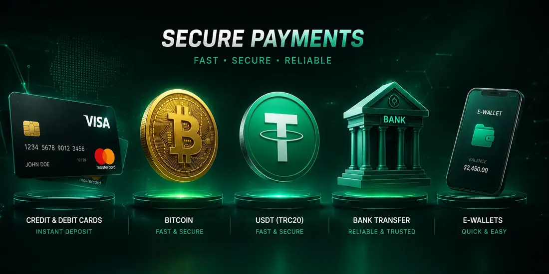 Time4Bets withdrawal and payment methods